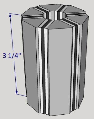 SketchUp Model of the Segmented Section