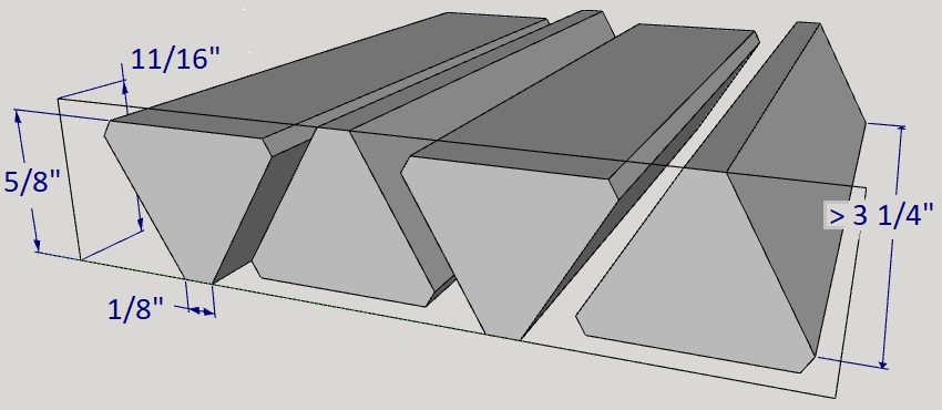 SketchUp Model of Milling the Primary Wood