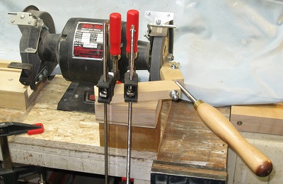 My Setup for Sharpening the Skewchigouge Bevel